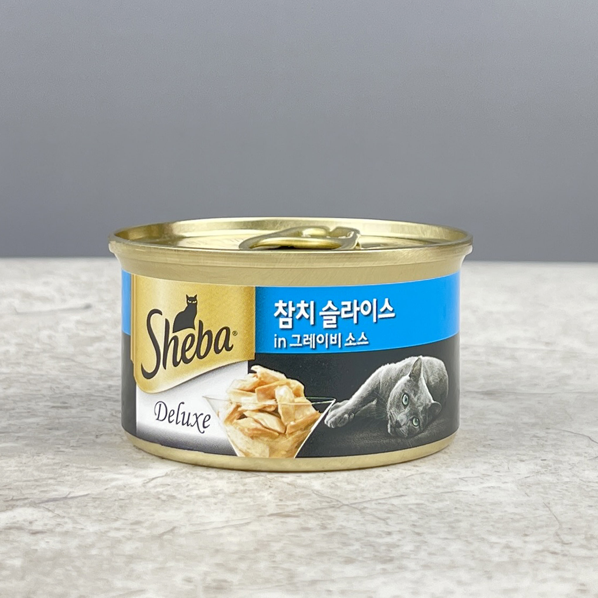 [임박] 쉬바 고양이주식 캔 참치와 그레이비소스 85g - 콤빌리지